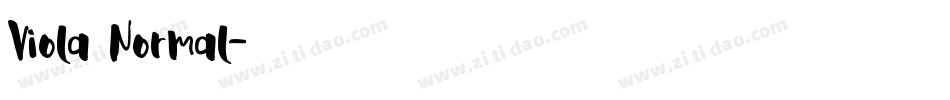 Viola Normal字体转换
